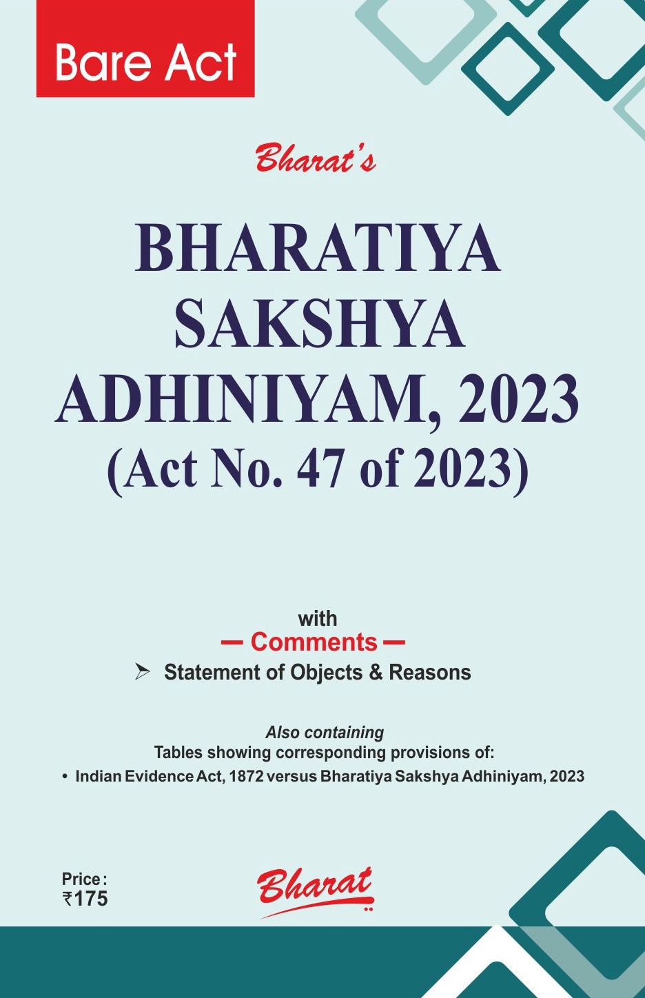 BHARATIYA SAKSHYA ADHINIYAM, 2023 (Act No. 47 of 2023)